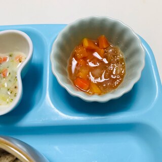 【離乳食 中期】玉葱 キャベツ 大根のトマト煮